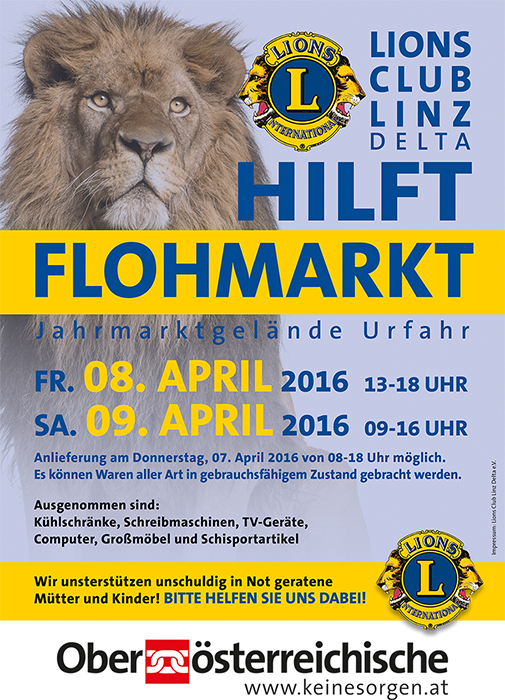 Flohmarkt Lions Linz Delta LinzTermine
