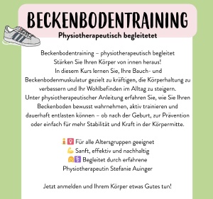 Beckenbodentraining
