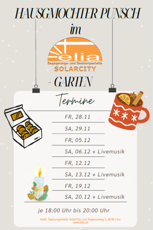 Punschstand der Seelsorgestelle Elia