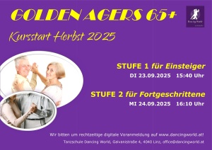 Golden Agers Tanzkurse für 65+