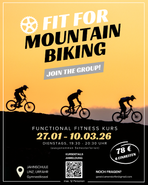 FIT FOR MOUNTAIN BIKING