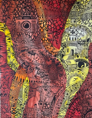 "Zentangle einmal anders"