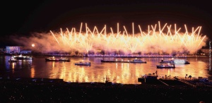 Linzer Klangwolke am Galaschiff