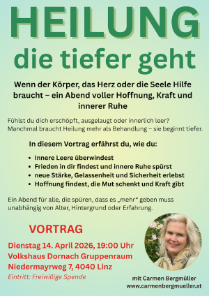 Vortrag: Heilung, die tiefer geht