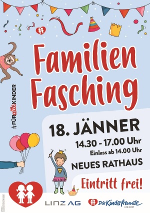 Familienfasching der Linzer Kinderfreunde