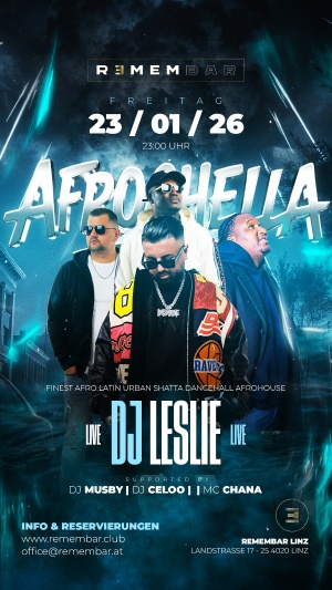 Afrochella Clubbing presents Dj Leslie (GER) Live