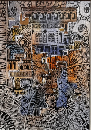 Zentangle einmal anders – Regina Knogler