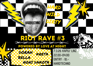 Riot Rave #3: Noni Dakota, Dorah, Kreta, Bella