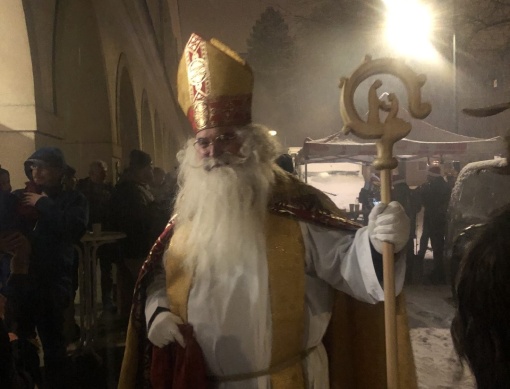 Der Nikolo kommt auf den Spallerhof