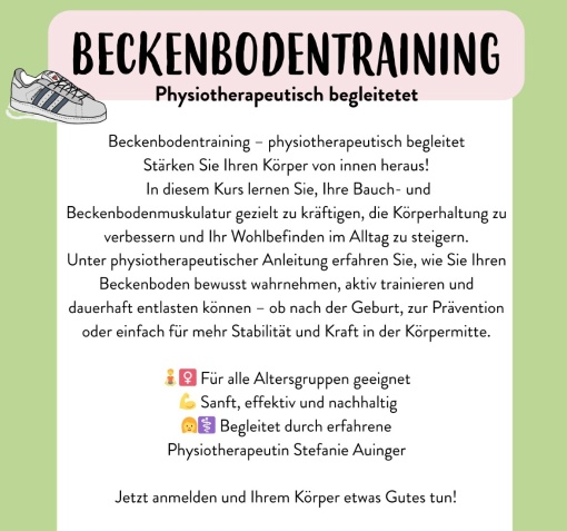 Beckenbodentraining