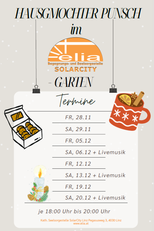 Punschstand der Seelsorgestelle Elia