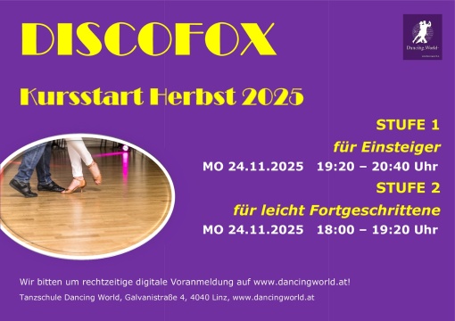 Discofox Einsteigerkurs