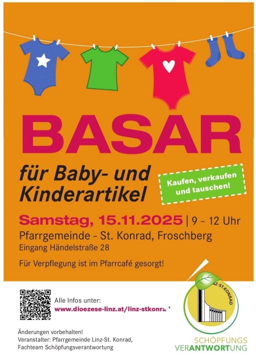 Herbstbasar für Baby- und Kinderartikel