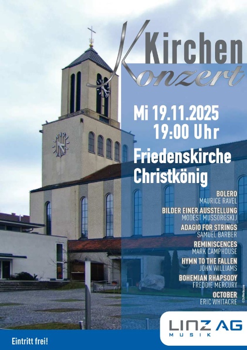 Kirchenkonzert Blasorchester LINZ AG Musik