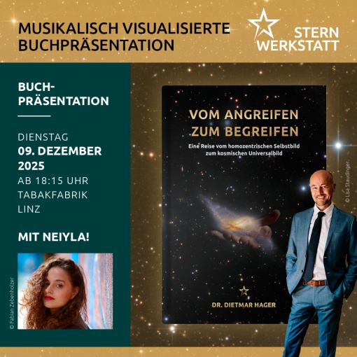 Musikalisch visuelle Buchpräsentation