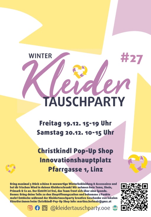 Kleidertauschparty #27 – Winter 2025 in Linz
