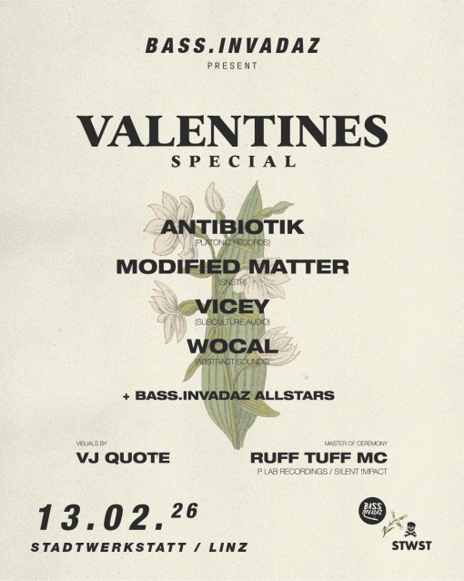 bass.invadaz & Friends – Valentines b2b Special II