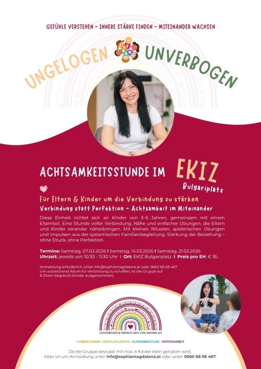 Achtsamkeitsstunden für Eltern und Kinder 