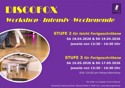 DISCOFOX Intensiv-Wochenende für leicht Fortgeschrittene