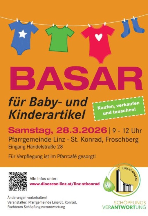 Frühlingsbasar für Baby- und Kinderartikel