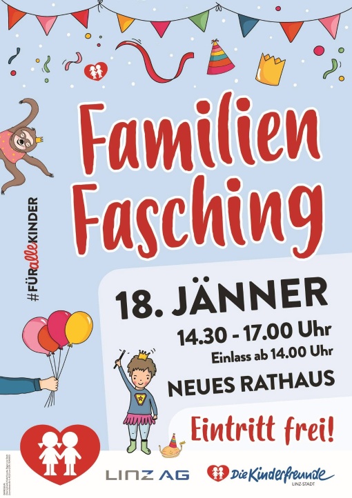 Familienfasching der Linzer Kinderfreunde