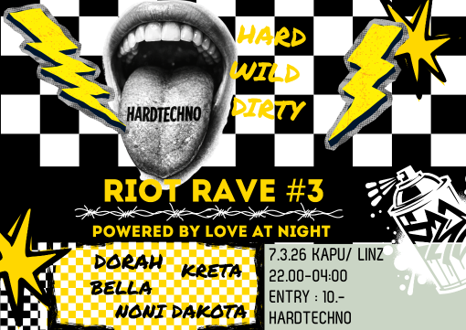 Riot Rave #3: Noni Dakota, Dorah, Kreta, Bella