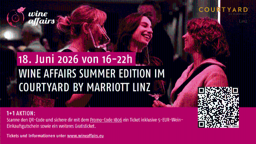 Wine Affairs Summer Edition im Courtyard by Marriott Linz