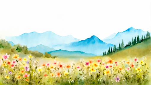 Aquarellmalerei – Sanfte Landschaften