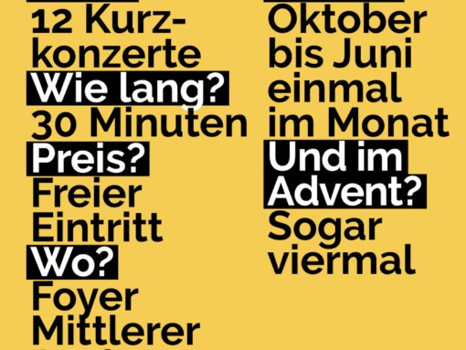 Musikalischer Jahreskalender
