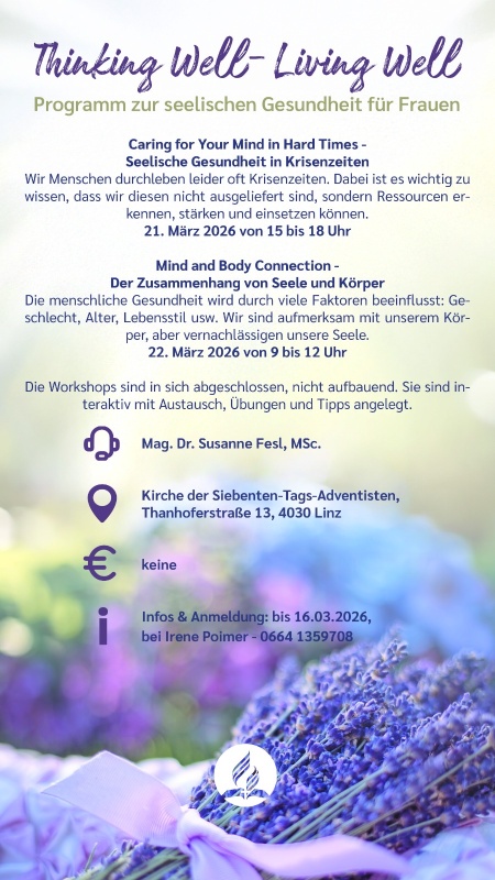 Thinking Well – Living Well