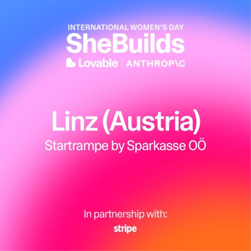SheBuilds on Lovable in Linz